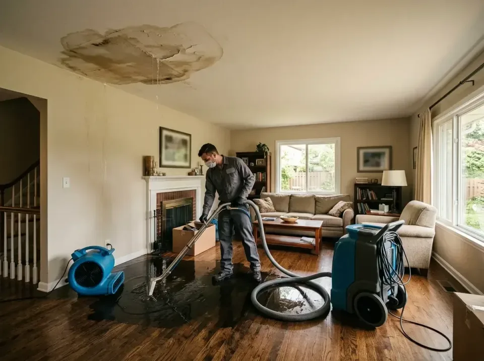 attic-pipe-burst-ceiling-drip-008 — frequently asked questions, Water Damage Restoration & Carpet Care in Pompano Beach, FL